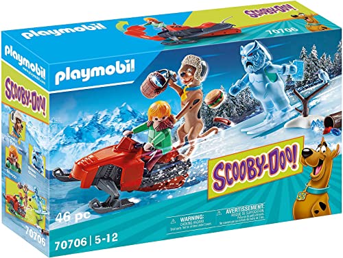 Playmobil Scooby-Doo! 70706 Fuga Dallo Snow Ghost, Dai 5 Anni