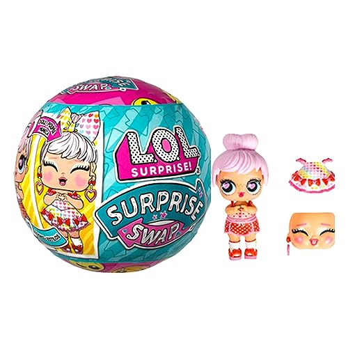 L.O.L. Surprise! Surprise Swap Tots - 1 Bambola Da Collezione, Della Serie Di 9, Con Espressione Extra E 2 Look In Uno - Sorprese D’Acqua - Età 3+ Ann