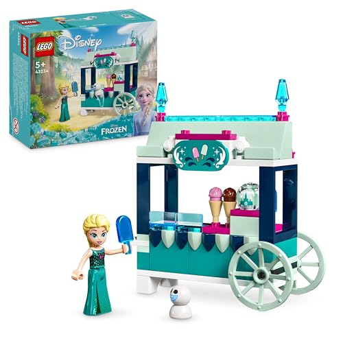 Lego Disney Princess Le Delizie Al Gelato Di Elsa Di Frozen, Carretto Dei Gelati Giocattolo Delle Principesse Da Costruire, Giochi Per Bambine E Bambi