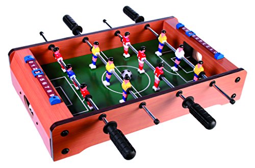 Sonstige - Calcio Balilla Da Tavolo In Legno, Dimensioni: 51 X 31 Cm