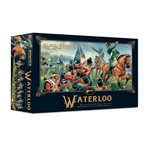 War-301510002 - Giochi Di Warlord - Polvere Nera - Set Iniziale Di Waterloo - 2A Edizione - Miniature Di Guerre Napoleoniche Da 28 Mm - Fanteria Brita