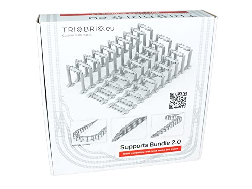 Trixbrix Supports Bundle 2.0 Compatible With Lego City Train Set 60197 60198 10277 60205 60238 60337