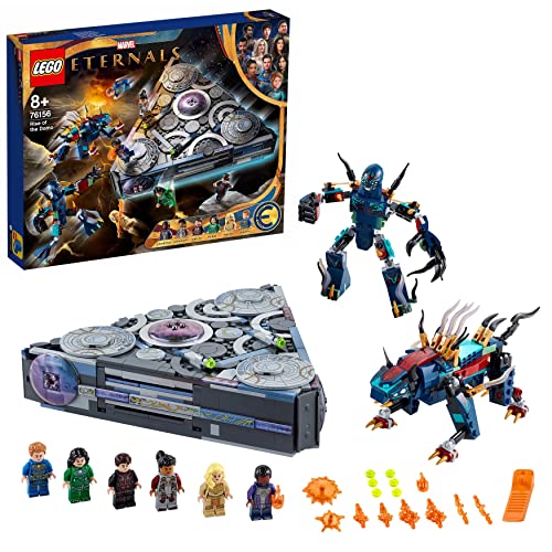 Lego Marvel L'Ascesa Di Domo, Navicella Spaziale Dal Film Sugli Eterni,Giocattolo Da Costruire Con 6 Minifigure Dei Supereoi E 2 Deviant, Idee Regalo,