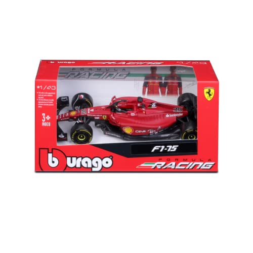 Bburago 1:43 F1 2022 Ferrari F1-75 Leclerc