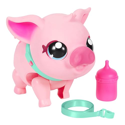 Little Live Pets - My Pet Pig , Soft And Jiggly Interactive Toy Pig That Walks, Dances And Nuzzles. 20+ Sounds & Reactions. Batteries Included. For Ki