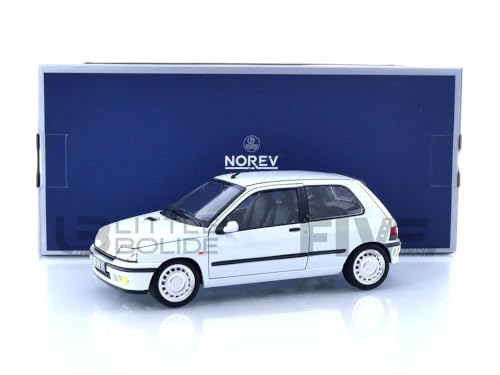 Norev - Renault Clio 16S 1991 White 1:18 Miniature, 185251
