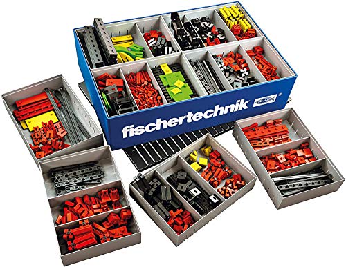 Fischertechnik 554195 Creative Basic – Una Vasta Gamma Di Contenuti: 630 Componenti, Una Piastra Di Base, Una Scatola 1000 E Il Sistema Di Conservazio