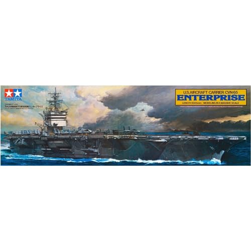 Tamiya Tm78007 Enterprise Modellino In Scala Militare, Grigio