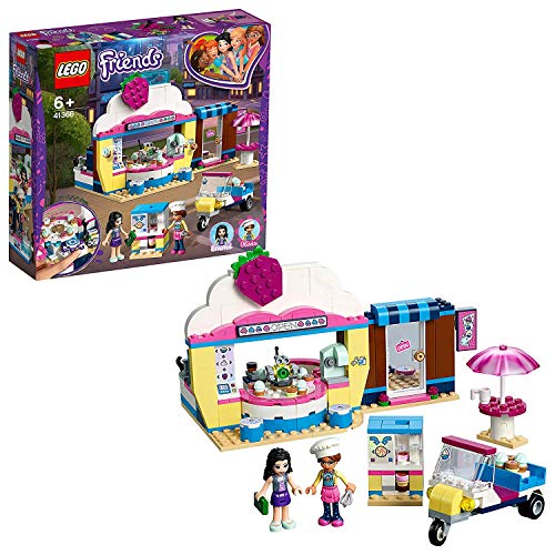 Lego Friends Il Cupcake Café Di Olivia, Mini-Doll Di Olivia Ed Emma, Scooter Giocattolo E Accessori, Set Da Gioco Per Bambini, 41366