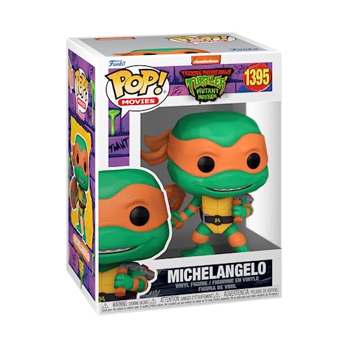 Funko Pop! Movies: Teenage Mutant Ninja Turtles - (Teenage Mutant Ninja Turtles (Tmnt)) Michelangelo - Tartarughe Ninja - Figura In Vinile Da Collezio