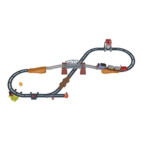 Fisher-Price Thomas & Friends 3-In-1 Package Pickup Train Set With Motorized Thomas For Preschoolers Ages 3 Years And Older