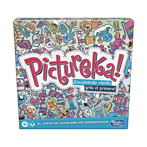 Hasbro Gaming Nuove Categorie Sarai Il Più Veloce Pictureka Disegni Familiare-Gioco Da Tavolo Per Bambini Dai 6 Anni In Su, Multicolore, Único, F25641