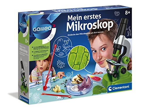 Clementoni- Galileo Science Primo Microscopio, Multicolore, 7X35X26, 59120