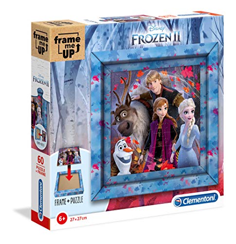 Clementoni - 38803 - Frame Me Up - Disney Frozen 2 - 60 Pezzi - Made In Italy - Puzzle Cornice Bambino 6 Anni