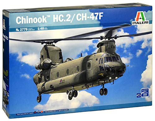 Italeri 2779 Chinook Hc.2/Ch-47F Model Kit Elicottero Plastica Scala 1:48