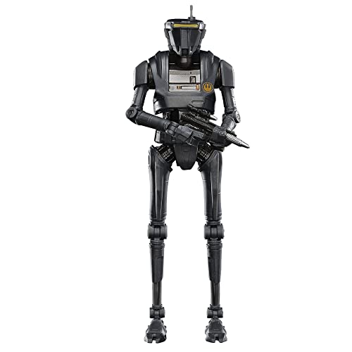 Star Wars Hasbro The Black Series, Action Figure Del Droide Di Sicurezza Della Nuova Repubblica, In Scala Da 15 Cm, Ispirata Alla Serie The Mandaloria