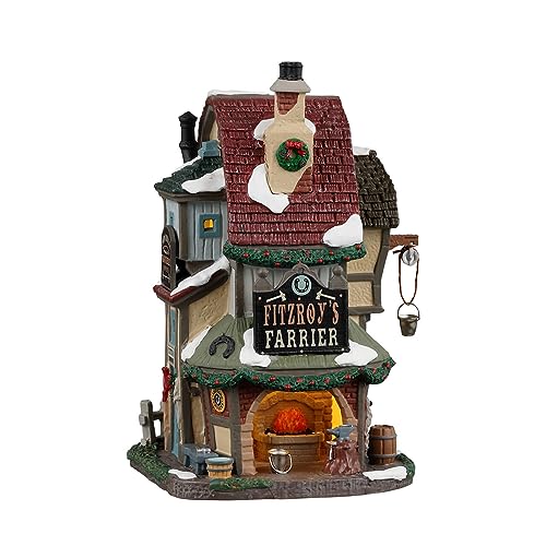 Lemax- Caddington Village Lighted Building: Fitzroy'S Farrier, Multicolore, 35068