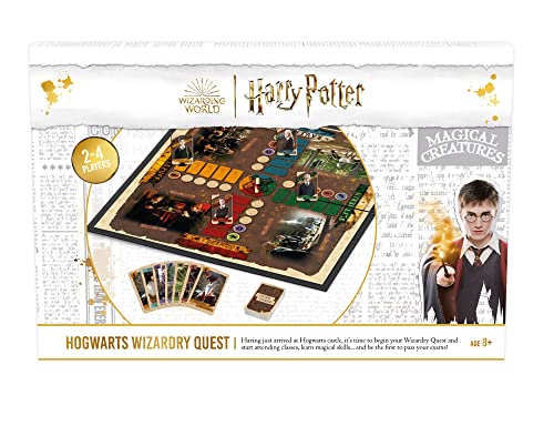 Cartamundi Harry Potter Hogwarts Wizardry Quest - Gioco Da Tavolo Per Tutti I Super Fan Di Harry Potter, Per 2-4 Giocatori, Ottimo Regalo Per Bambini