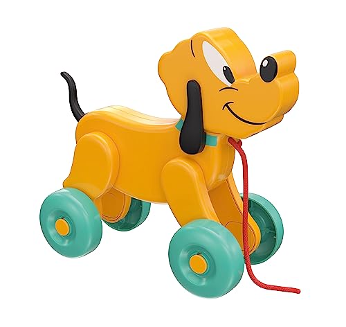 Clementoni - 17858 - Disney Pluto Trainabile - Gioco Da Trainare, Animale Da Tirare, Gioco Per La Motricità, Primi Passi, Imparare A Camminare, Bambin