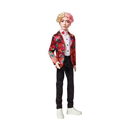Mattel- Bts V Idol Bambola Giocattolo Collezionabile Per Bambini 6 + Anni, Multicolore, 28 Cm, Gkc89