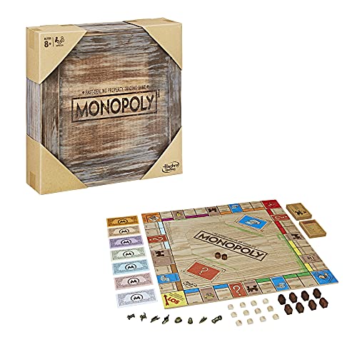 Monopoly Edition Vintage, Gioco Da Tavolo Hasbro Gaming, Versione Francese, Esclusivo Amazon