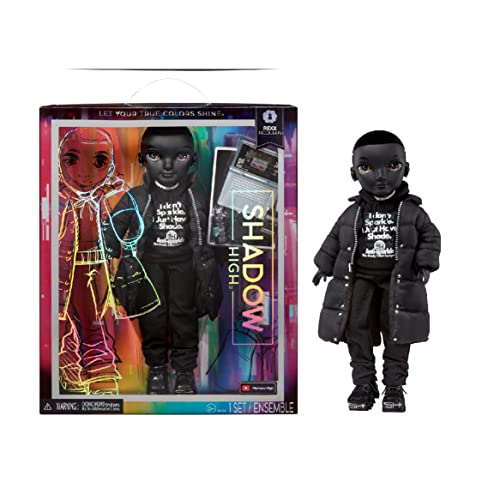 Rainbow High Shadow High - Rexx Mcqueen - Bambola Alla Moda Di Colore Nero Con Outfit Di Tendenza E Oltre 10 Accessori Di Gioco Colorati - Per Bambini
