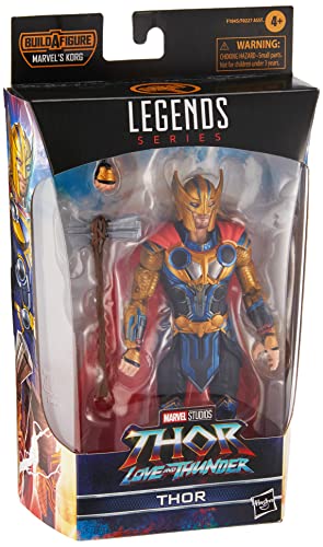 Marvel Hasbro Legends Series -Thor, Action Figure Collezionabile Da 15 Cm, Ispirata Al Film Thor: Love And Thunder, Include 3 Accessori