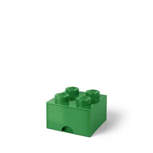 Lego L4005G.00 Storage Brick 4 Con Cassetti Verde