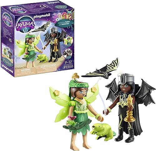 Playmobil Adventures Of Ayuma 71350 Forest Fairy & Bat Fairy Con I Compagni Animali
