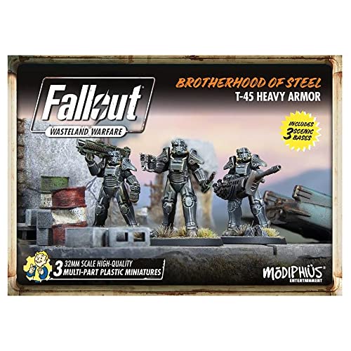 Modiphius Entertainment Fallout Wasteland Warfare Brother Of Steel Heavy Armour