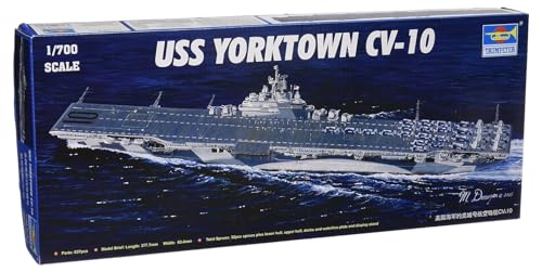 Trumpeter 1:700 - Modellino Portaerei Uss Yorktown Cv-10 (Tru05729)
