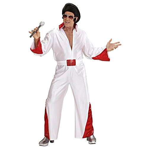 "King Of Rock'N'Roll" (Jumpsuit With Sequin Trimmings, Belt) - (Xl)