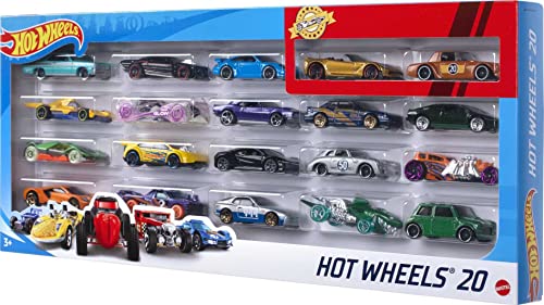 Hot Wheels H7045 20 Car Gift Pack ,Modelli Assortiti