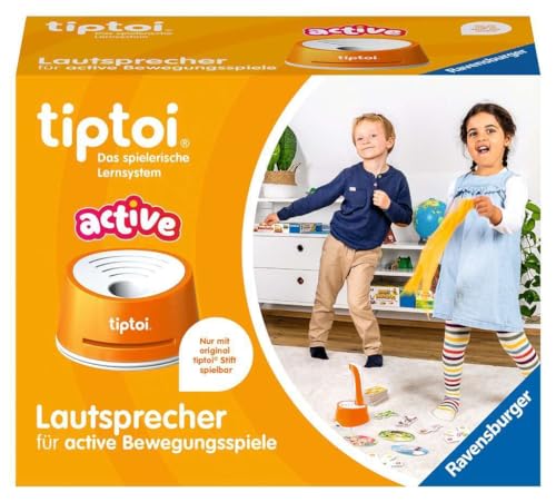 Ravensburger Tiptoi 00093, Lautsprecher Für Active Bewegungsspiele: Der Tiptoi® Lautsprecher Für Die Active Bewegungsspiele