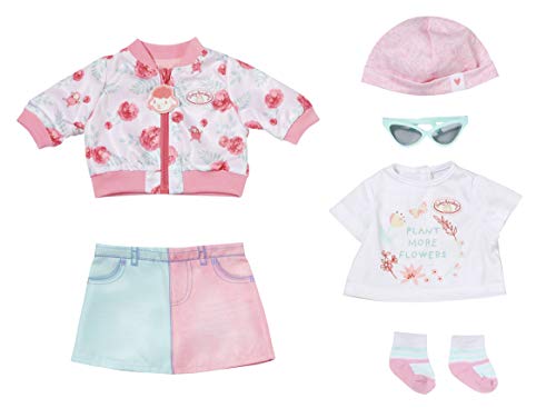 Baby Annabell Deluxe Spring Outfit 43Cm - For Dolls - Easy For Small Hands, Creative Play Promotes Empathy & Social Skills, For Toddlers 3 Years & Up