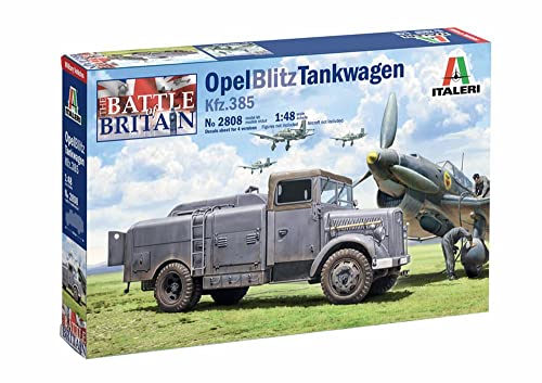 Italeri 2808 Opel Blitz Tankwagen Kfz.385 Battle Of Britain 80° Anniversary, Scala 1:48, Plastic Model Kit, Modello In Plastica Da Montare, Modellismo