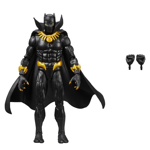 Hasbro Marvel Legends Series, Black Panther, Action Figure Collezionabile Per Adulti Da 15 Cm Ispirata Ai Fumetti