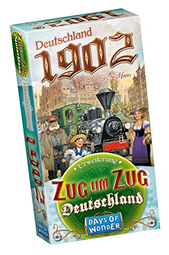 Days Of Wonder | Treno Per Zugo - Germania 1902 | Espansione | Gioco Di Famiglia | Gioco Da Tavolo | 2-5 Giocatori | Dai 8+ Anni | 45+ Minuti | Tedesc