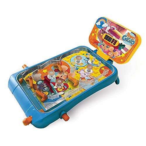 Grandi Giochi Topo Gigio Flipper-Portatile Con Luci E Suoni E Segnapunti Automatico E Digitale-Tpg44000, 8056379124030