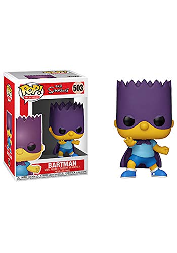 Funko Pop! Animation: Simpsons - Bart Simpson-Bart Simpsonman - The Simpsons - Figura In Vinile Da Collezione - Idea Regalo - Merchandising Ufficiale