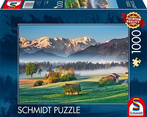 Schmidt Spiele 59762 Garmisch-Partenkirchen, Murnauer Moos, Puzzle Da 1000 Pezzi