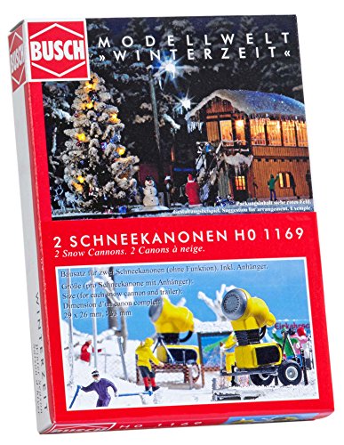 Busch 1169 Snow Cannons 2/Scenery Ho Scale Model