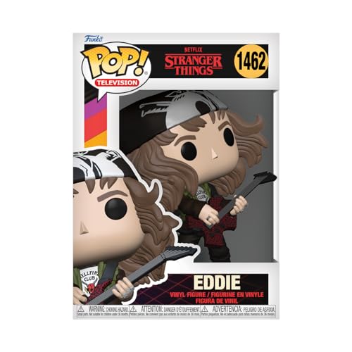 Funko Pop! Tv: Stranger Things - Hunter Eddie With Guitar- Figura In Vinile Da Collezione - Idea Regalo - Merchandising Ufficiale - Giocattoli Per B