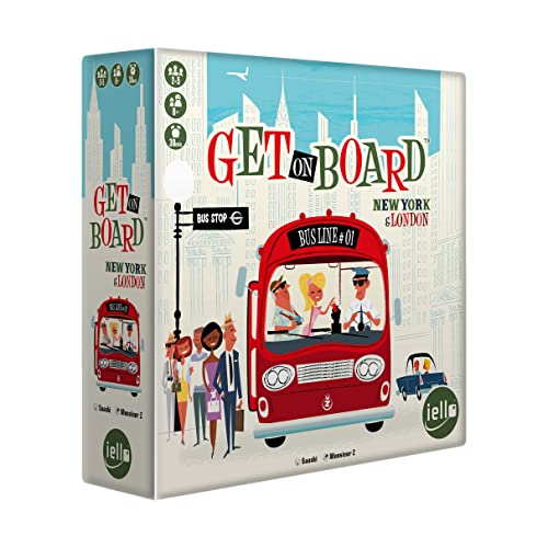Iello | Sali A Bordo | Gioco Da Tavolo | Età 8+ | 2-5 Giocatori | Tempo Di Gioco: 30 Minuti, Multicolore, Csggetboard