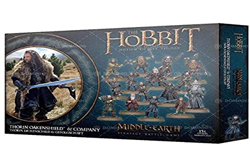 Games Workshop Warhammer Le Hobbit - Thorin Oakenshield E Compagnie 60-27 Nero