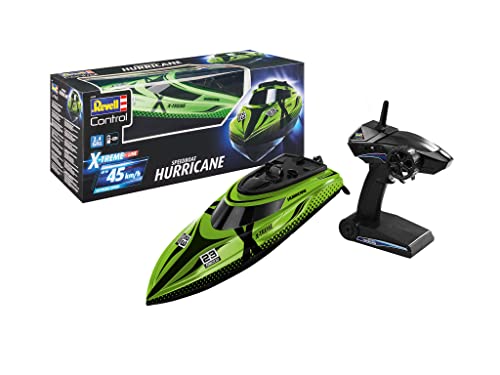 Revell Control- Revell Control-24139-Rapid Hurricane Motoscafo Radiocomandato Con Batterie-Telecomando E Performance Boat, 24139