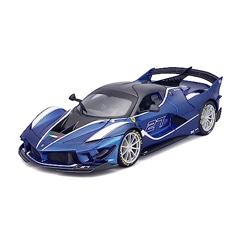 Bburago Ferrari Fxx-K Evo: Modellino Auto In Scala 1:18, Serie Ferrari Race & Play, Porte, Bagagliaio E Cofano Mobile, Blu (18-16012B)