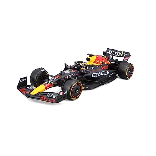 Bburago Redbull Rb18 (2022): Modellino Auto In Scala 1:24, 1 Max Stapping, Custodia Rigida, Blu (18-28026V)