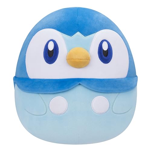 Pokemon Squishmallows Piplup Seria 3, Pluszak, 25 Cm