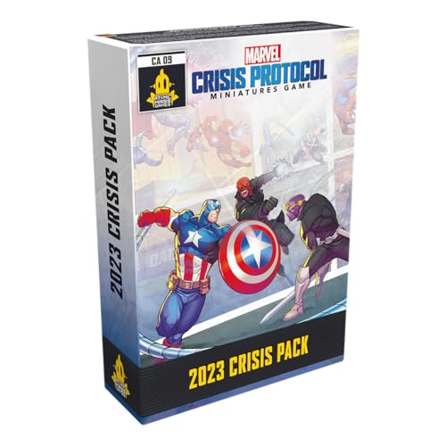 Marvel: Crisis Protocol Crisis Card Pack 2023 - Aggiorna E Migliora Il Tuo Gameplay! Gioco Di Supereroi Da Tavolo Per Bambini E Adulti, Età 14+, 2 Gio